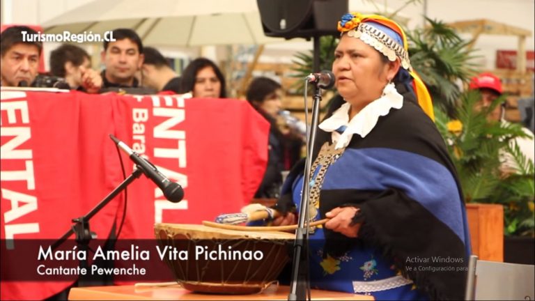 Cantante Pewenche, María Amelia Vita Pichinao, Alto Bío Bío- Chile